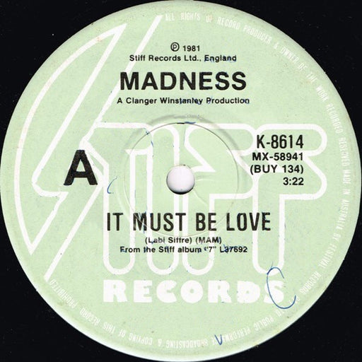 Madness – It Must Be Love (LP, Vinyl Record Album)