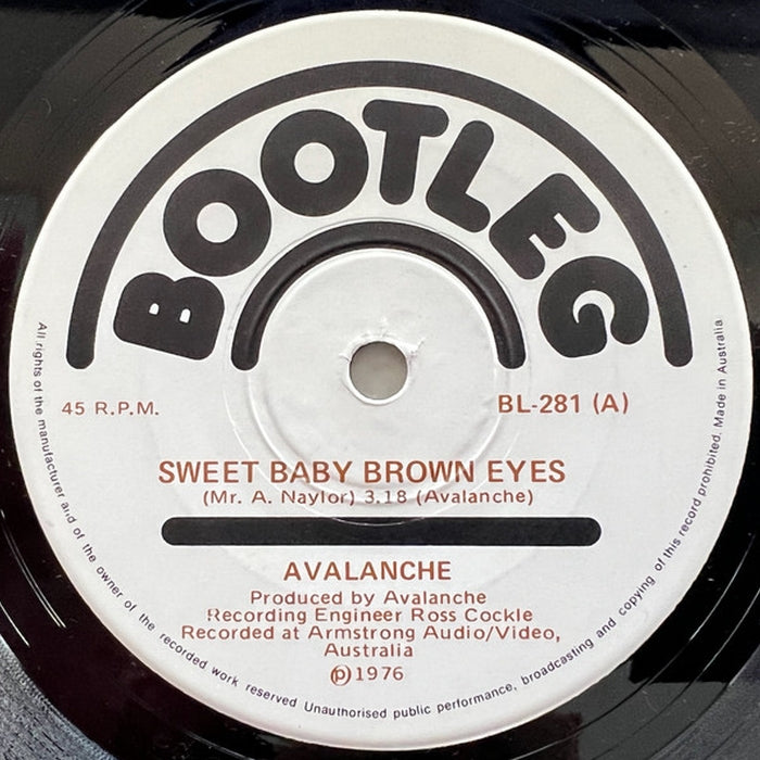 Avalanche – Sweet Baby Brown Eyes (LP, Vinyl Record Album)