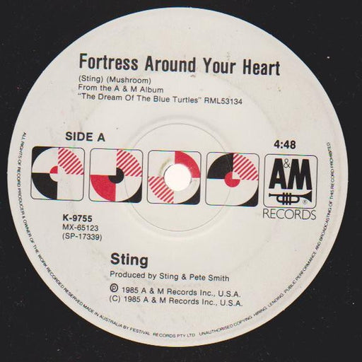 Sting – Fortress Around Your Heart (LP, Vinyl Record Album)