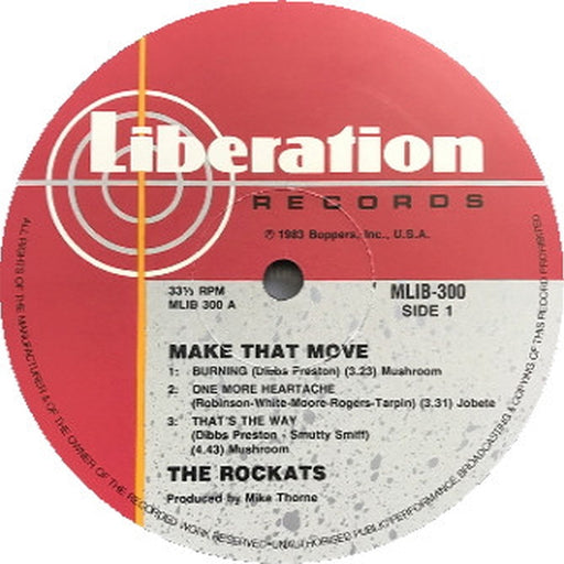 The Rockats – Make That Move (LP, Vinyl Record Album)