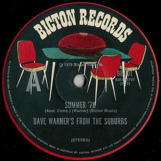 Dave Warner's From The Suburbs – Summer '78 (LP, Vinyl Record Album)