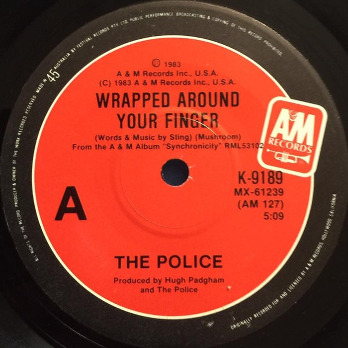 The Police – Wrapped Around Your Finger (LP, Vinyl Record Album)