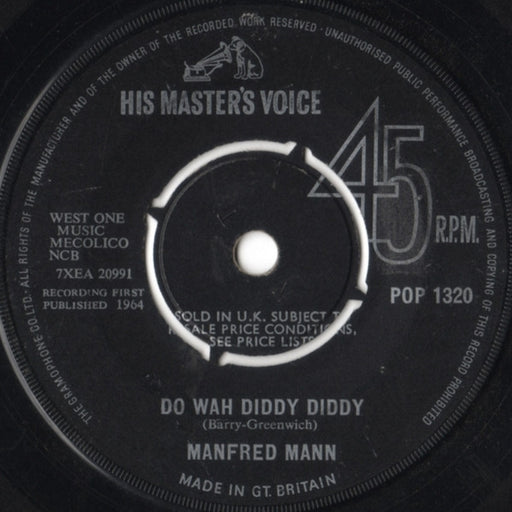 Manfred Mann – Do Wah Diddy Diddy (LP, Vinyl Record Album)