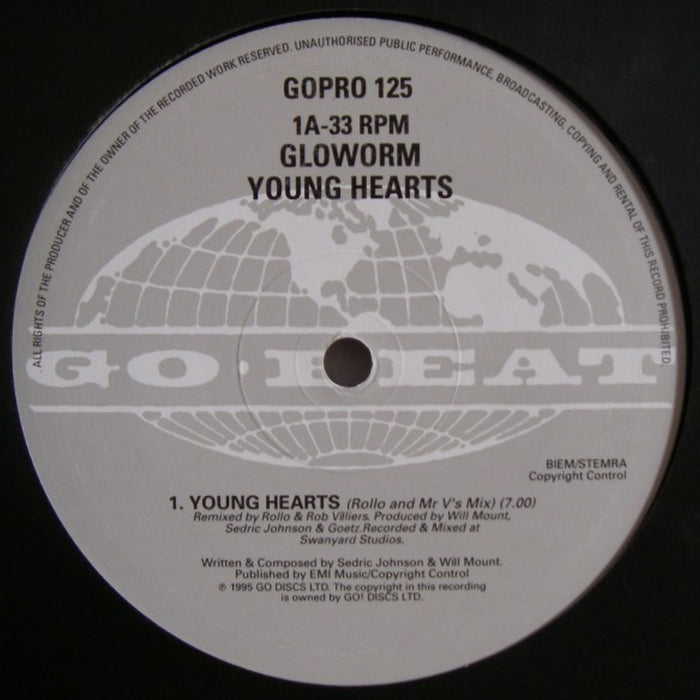 Gloworm – Young Hearts (LP, Vinyl Record Album)