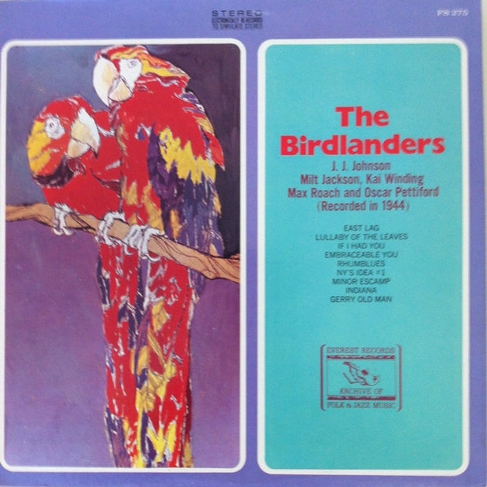 The Birdlanders, J.J. Johnson, Milt Jackson, Kai Winding, Max Roach, Oscar Pettiford – The Birdlanders (Recorded In 1944) (LP, Vinyl Record Album)