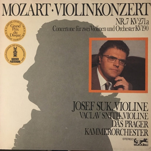 Wolfgang Amadeus Mozart, Josef Suk, Václav Snítil, Prague Chamber Orchestra – Violinkonzert Nr.7 KV271a / Concertone Für Zwei Violinen Und Orchester KV190 (LP, Vinyl Record Album)