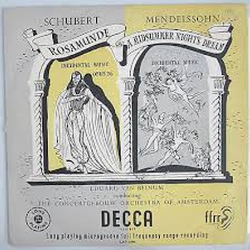 Franz Schubert, Felix Mendelssohn-Bartholdy, Concertgebouworkest, Eduard van Beinum – Rosamunde - Incidental Music / A Midsummer Night's Dream - Incidental Music (LP, Vinyl Record Album)