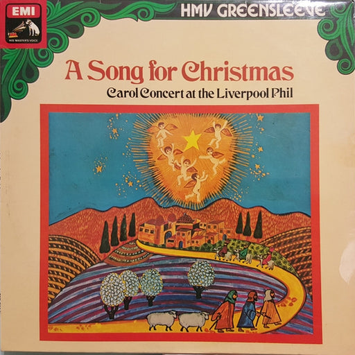 Royal Liverpool Philharmonic Orchestra, Edmund Walters, Robert Tear – A Song For Christmas - A Carol Concert At The Liverpool Phil. (LP, Vinyl Record Album)