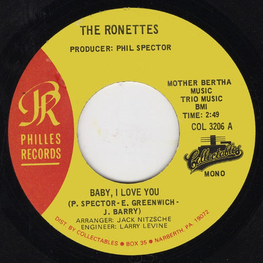 The Ronettes – Baby, I Love You / (The Best Part Of) Breakin' Up (LP, Vinyl Record Album)