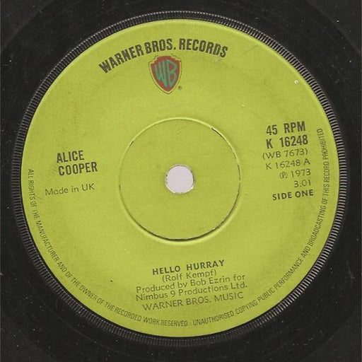 Alice Cooper – Hello Hurray (LP, Vinyl Record Album)