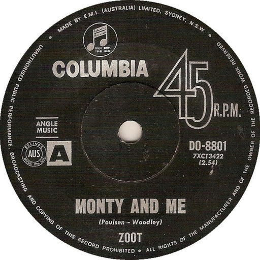 Zoot – Monty And Me (LP, Vinyl Record Album)
