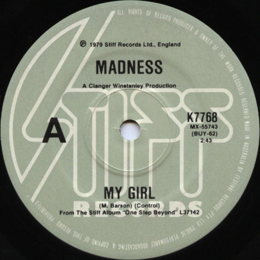 Madness – My Girl (LP, Vinyl Record Album)