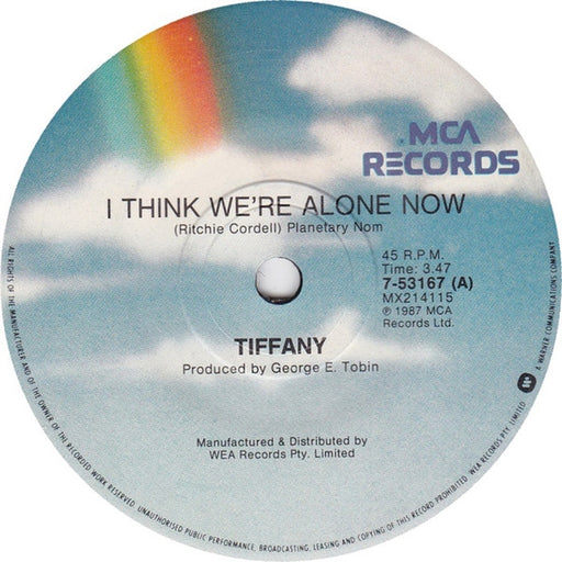 Tiffany – I Think We're Alone Now (LP, Vinyl Record Album)