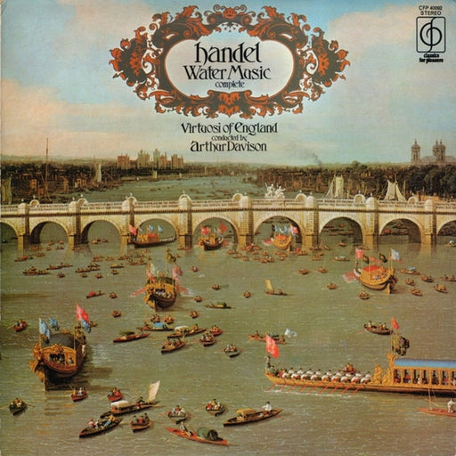 Georg Friedrich Händel, The Virtuosi Of England, Arthur Davison – Water Music (Complete) (LP, Vinyl Record Album)