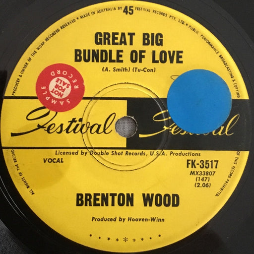 Brenton Wood – Great Big Bundle Of Love / Can You Dig It (LP, Vinyl Record Album)