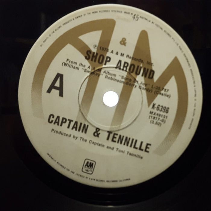 Captain And Tennille – Shop Around (LP, Vinyl Record Album)