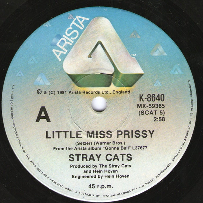 Stray Cats – Little Miss Prissy (LP, Vinyl Record Album)