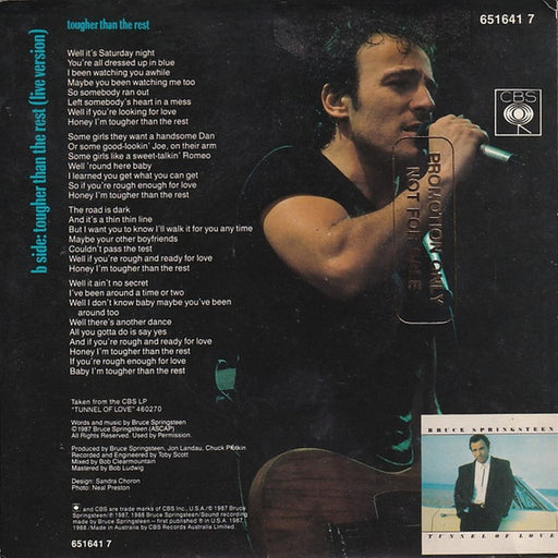 Bruce Springsteen – Tougher Than The Rest (LP, Vinyl Record Album)