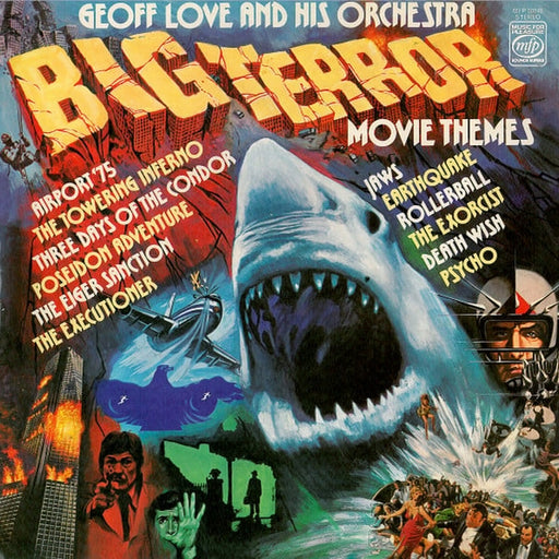 Geoff Love & His Orchestra – Big Terror Movie Themes (LP, Vinyl Record Album)