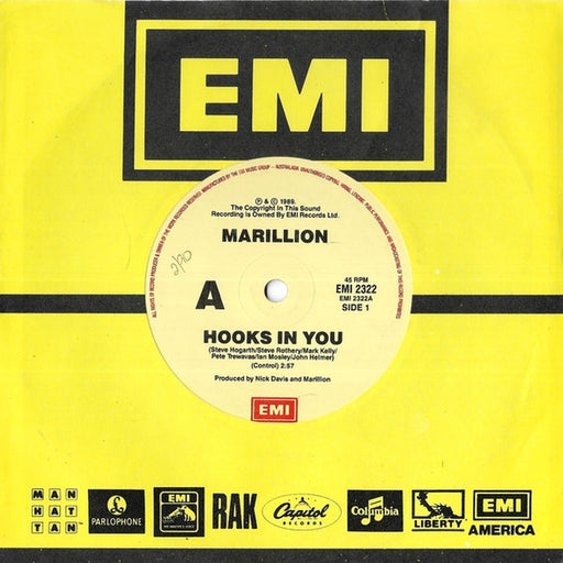 Marillion – Hooks In You (LP, Vinyl Record Album)