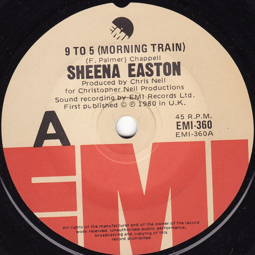 Sheena Easton – 9 To 5 (Morning Train) (LP, Vinyl Record Album)