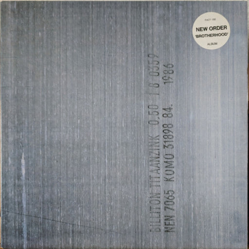 New Order – Brotherhood (LP, Vinyl Record Album)