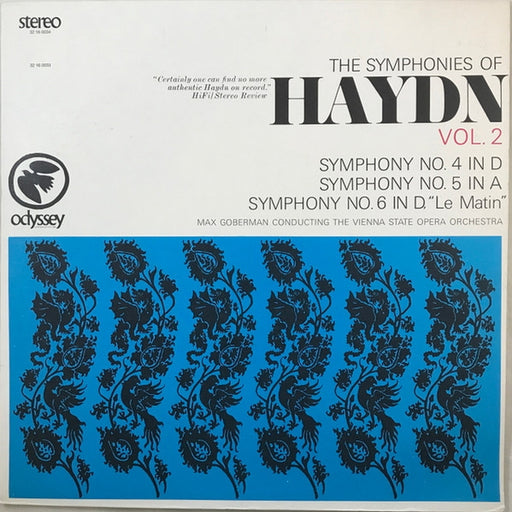 Joseph Haydn, Max Goberman, Orchester Der Wiener Staatsoper – The Symphonies Of Haydn Vol. 2 (LP, Vinyl Record Album)