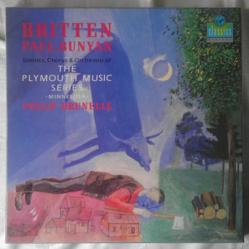 Benjamin Britten, Philip Brunelle, The Plymouth Music Series – Paul Bunyan (LP, Vinyl Record Album)