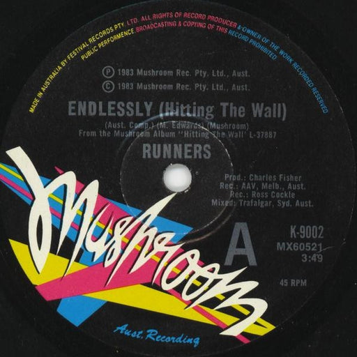 Runners – Endlessly (Hitting The Wall) (LP, Vinyl Record Album)