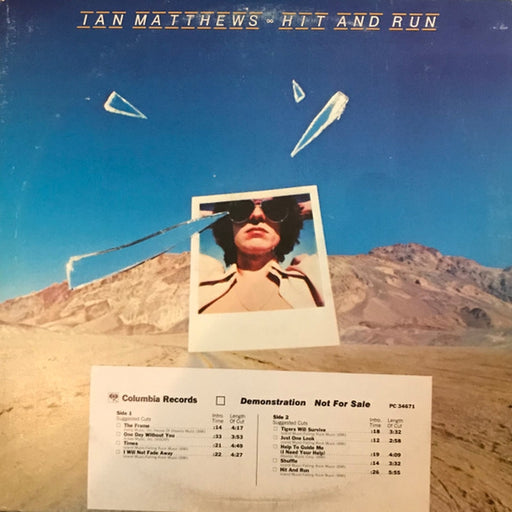 Iain Matthews – Hit And Run (LP, Vinyl Record Album)