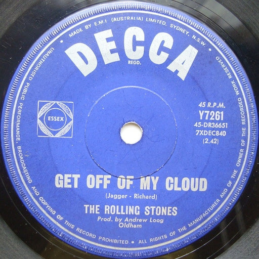 The Rolling Stones – Get Off Of My Cloud (LP, Vinyl Record Album)