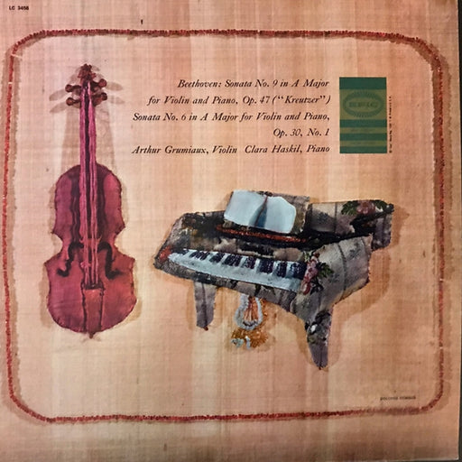 Ludwig van Beethoven, Arthur Grumiaux, Clara Haskil – Sonata No. 9 In A Major For Violin And Piano, Op. 47 (“Kreutzer”) / Sonata No. 6 In A Major For Violin And Piano, Op. 30, No. 1 (LP, Vinyl Record Album)