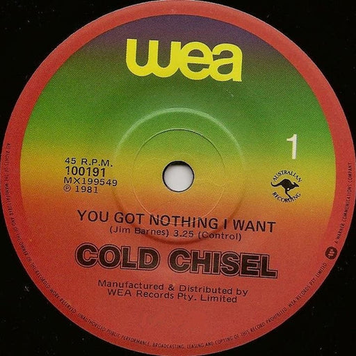 Cold Chisel – You Got Nothing I Want (LP, Vinyl Record Album)