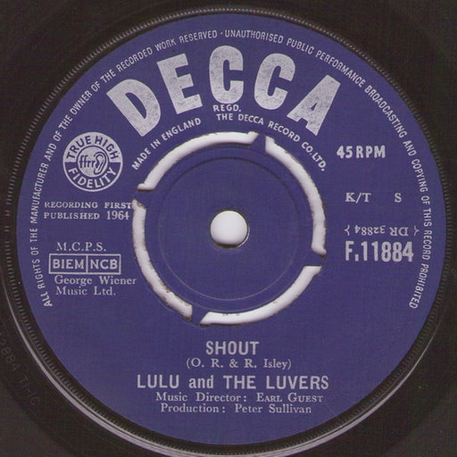 Lulu And The Luvvers – Shout (LP, Vinyl Record Album)