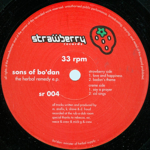 Sons Of Bo'Dan – The Herbal Remedy E.P. (LP, Vinyl Record Album)