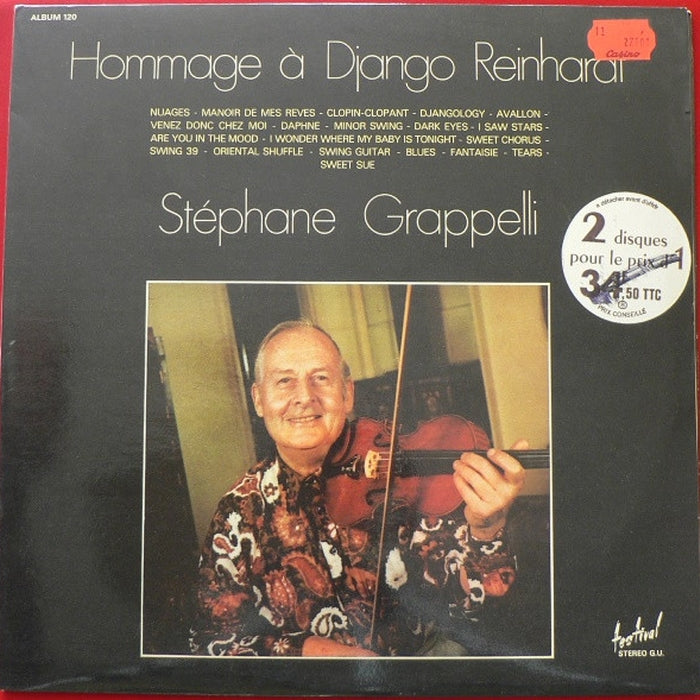 Stéphane Grappelli – Hommage A Django Reinhardt (LP, Vinyl Record Album)