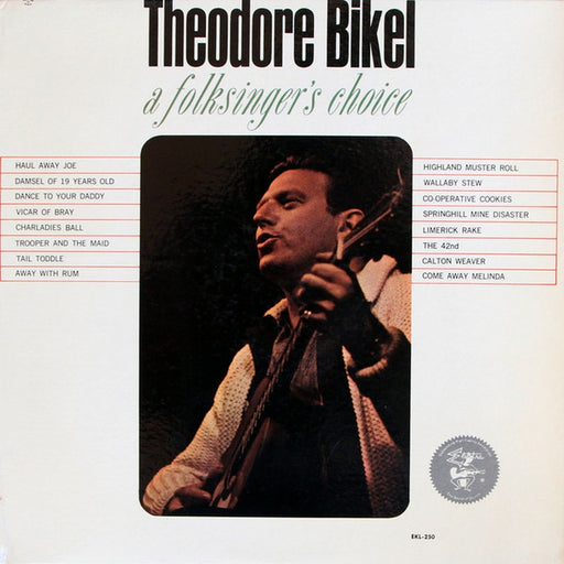 A Folksinger's Choice – Theodore Bikel (LP, Vinyl Record Album)