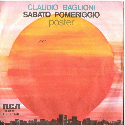 Claudio Baglioni – Sabato Pomeriggio (LP, Vinyl Record Album)