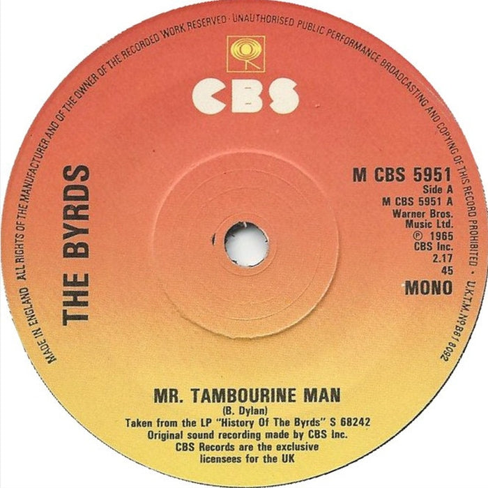 The Byrds – Mr Tambourine Man / Turn Turn Turn (LP, Vinyl Record Album)