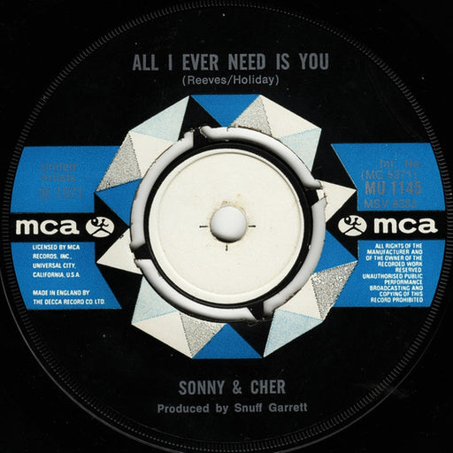 Sonny & Cher – All I Ever Need Is You (LP, Vinyl Record Album)
