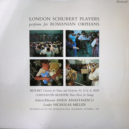 The Schubert Ensemble Of London – Perform For Romanian Orphans And Disabled Children (LP, Vinyl Record Album)