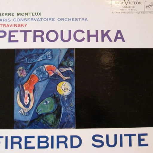 Pierre Monteux, Orchestre De La Société Des Concerts Du Conservatoire, Igor Stravinsky – Petrouchka-Firebird Suite (LP, Vinyl Record Album)
