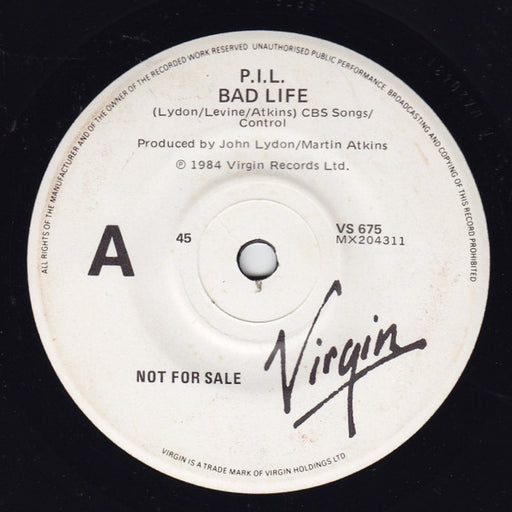 Public Image Limited – Bad Life (LP, Vinyl Record Album)