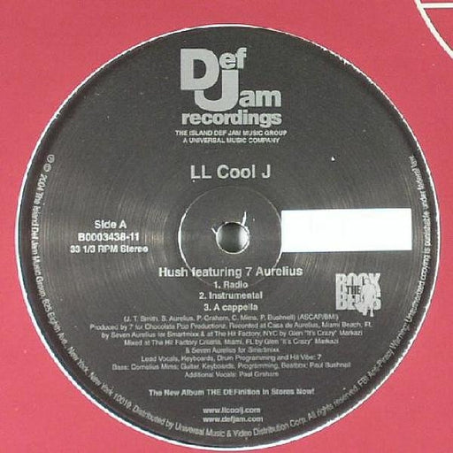 LL Cool J – Hush (LP, Vinyl Record Album)
