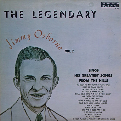 Jimmie Osborne – The Legendary Jimmie Osborne Vol. 2 (LP, Vinyl Record Album)
