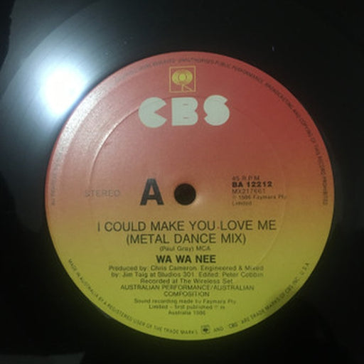 Wa Wa Nee – I Could Make You Love Me (Metal Dance Mix) (LP, Vinyl Record Album)