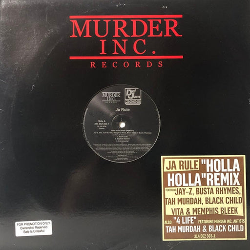 Ja Rule – Holla Holla Remix / 4 Life (LP, Vinyl Record Album)