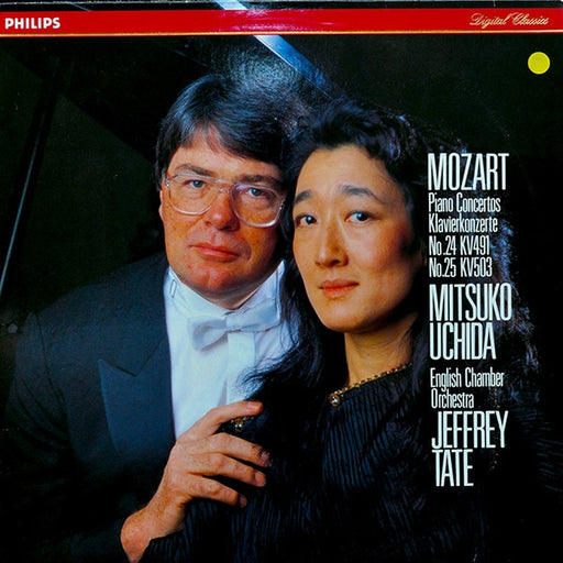 Wolfgang Amadeus Mozart, Mitsuko Uchida, English Chamber Orchestra, Jeffrey Tate – Piano Concertos No.24 KV491 / No.25 KV503 (LP, Vinyl Record Album)