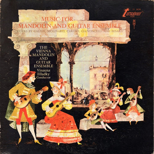 The Vienna Mandolin And Guitar Ensemble, Vinzenz Hladky – Music For Mandolin And Guitar Ensemble (LP, Vinyl Record Album)