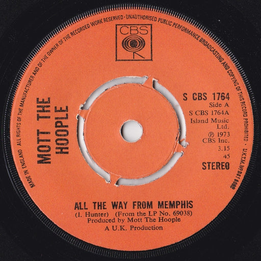 Mott The Hoople – All The Way From Memphis (LP, Vinyl Record Album)